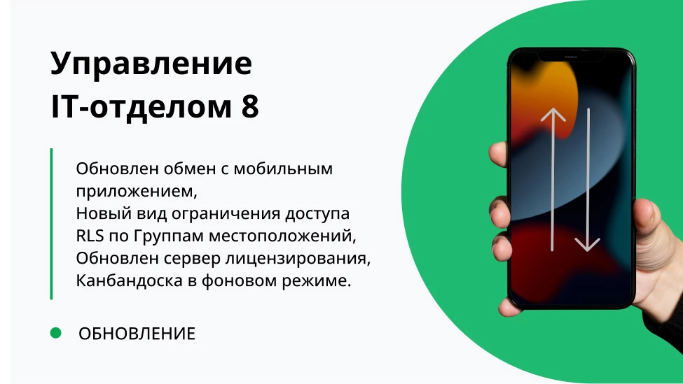 Обновление "Управление IT-отделом 8" релиз 3.1.15.2 Обновление "Управление IT-отделом 8" релиз 3.1.15.2