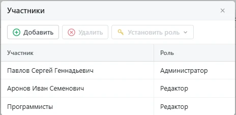 Разделите ответственность и доступ